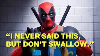 Deadpool skin in Fortnite with a soundboard of his best NSFW lines & jokes Deadpool and Wolverine