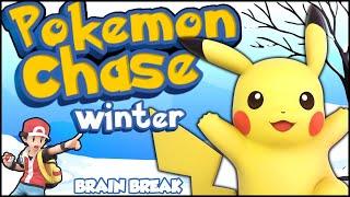 Pokémon Winter Chase  Brain Break  GoNoodle Inspired