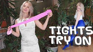 Colorful Tights Try on Haul  Maggie Fox