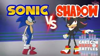 shadow versus Sonic cartoon beatbox battles credits to verbalase
