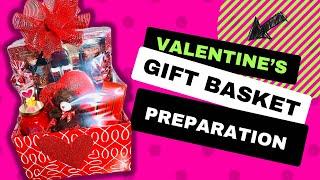 Let’s make gift baskets to sell for Valentine’s Day  #giftbaskets #valentinesdaygift