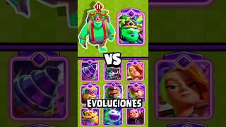 GIANT GOBLIN EVOLVED vs ALL EVOLVED CARDS  #clashroyale