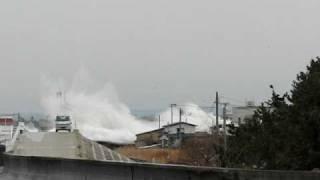 大津波　tsunami japan おいらせ町