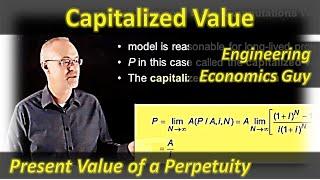 Capitalized Value - Present Value of a Perpetuity live class recording