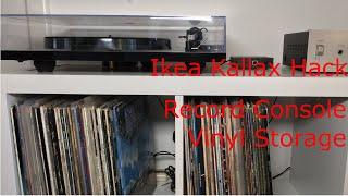 Vinyl Record Storage  Ikea Kallax Shelf  Ikea Bookcase Hack  Vinyl Music