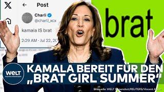 BRAT GIRL SUMMER Gen Z Celebrates Kamala Harris Will Cigarettes and Boots Lead to Victory?