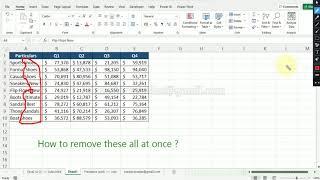 delete unwanted data at once  MS Excel Tips & Tricks Tutorial