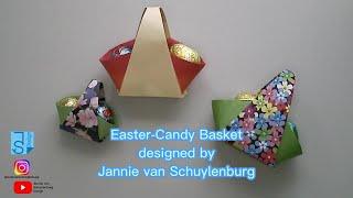 A surprising and beautiful origami Candy Basket