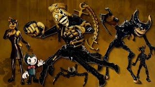 Bendy & The Dark Revival - All Bosses with Cutscenes & Ending