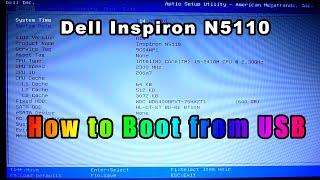 How to Boot from USB Dell Inspiron 15R N5110