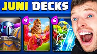 Top 5 BESTE DECKS im JUNI UPDATE  Einfach & OP  Clash Royale Deutsch