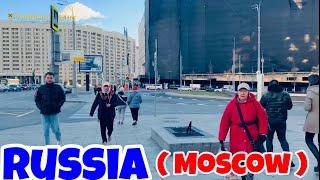 4K Moscow Today Oktyabrskaya metro Krymsky Val street Autumn 2022 Russia  Stroll in 4K