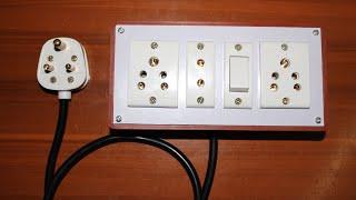 Electric Extension Board wiring How to make an Electric Extension Board in Hindi