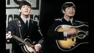 I Want To Hold Your Hand - The Beatles 1964 HD Remastered in Colour