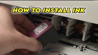 How to Install Ink Cartridges in HP Deskjet 2700e 2752e 2710e Printer