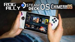 Linux On The ASUS ROG Ally First Look Steam Deck OS ChimeraOS On A Powerful Hand Held