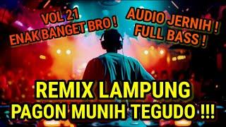 REMIX LAMPUNG VIRAL TERBARU  PAGON MUNIH TEGUDO  VOL21