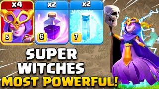 TH12 Super Witch Attack  Most Powerful Strategy CoC