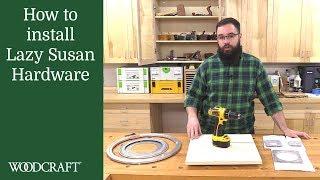 How to install Lazy Susan Hardware