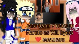 past team 7 react to Naruto as Will Byers  sasunaru  byler ️