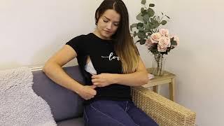 Milky Tee breastfeeding tops with hidden zips