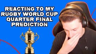 Reacting To My Rugby World Cup Quarter Final Prediction
