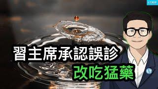 習主席承認誤診，改吃猛藥；習主席急眼了，經濟學家說錯話不只是刪帖銷號了；對大陸流行低級腐敗套路，台灣司法難搞定，中紀委笑了。