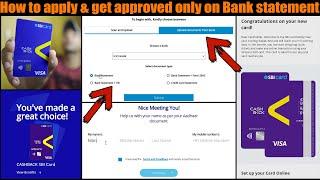 How to apply sbi cashback credit card & get approved only on your bank statement in depth tutorial