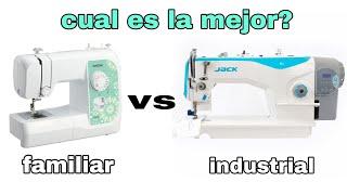 FAMILIAR vs INDUSTRIAL cual es la mejor maquina de coser?