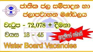 Job Vacancies at Sri Lanka Water BoardNWSDB  Application Process Requirements sinhala 2024