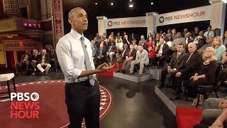 Why restrict good gun owners resident asks President Obama at town hall