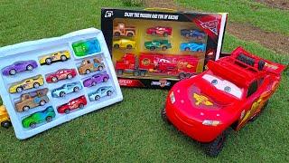 Disney Pixar Cars Unboxing Review  Lightning McQueen Mechanic Shop and Launcher