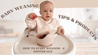 How To Start Weaning Your Baby   Introducing Solids To Baby  BLW & Spoon Feeding  Tips & Products