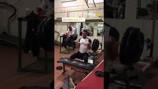 Irakli Zirakashvili 110kg X2 seated biceps curl