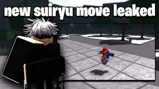 SUIRYU 4TH MOVE SNEAK-PEEK GOT LEAKED  + NEW SUIRYU MOVE COUNTER? in The Strongest Battlegrounds