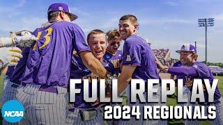 East Carolina vs. Wake Forest 2024 NCAA baseball Greenville Regional  FULL REPLAY