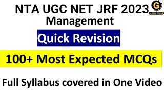 100+ Most Expected MCQs on Paper 2 Management  Full syllabus  Revision NTA UGC  NET 2023