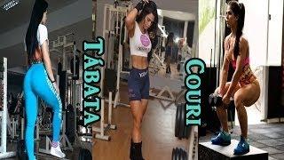 Tabata Couri Sexy Ripped Fitness Model  Full Workout & All Exercises