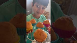 My son baked these yummy muffins at home #shorts #food #viral #trending #muffins