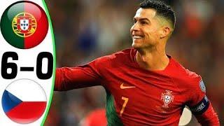 Portugal vs Czech Republic 6-0 - All Goals and Highlights - 2024  RONALDO