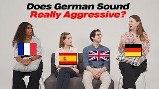 Does German Sound Aggressive? We Compare Words in 4 Languages