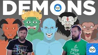 Evil Demons In Different Religions  Nerd Robot REACTION Video