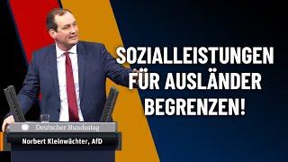 Sozialleistungen für Ausländer begrenzen