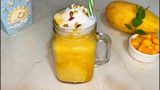 1 - Minute Mango Shake Recipe by Cuisines Cook