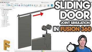 Sliding Door JOINT SIMULATION in Fusion 360