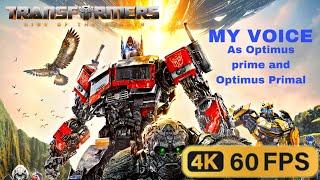 Transformers Rise of The Beasts my voice as Optimus prime and Optimus primal Trailer 4k 60fps 2023