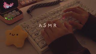 Cozy ASMR 2h typing on 5 different keyboards ️