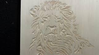 Lion Free Form Chip Carving preview