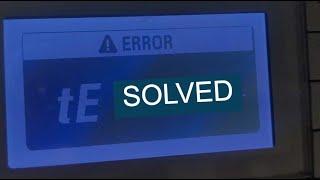 LG Front Load Washer TE Error Code Solved Its not a thermistor or heater