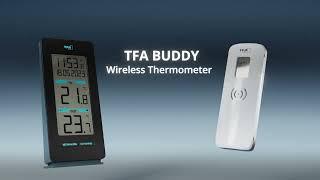 TFA Dostmann wireless thermometer Buddy 30.3072